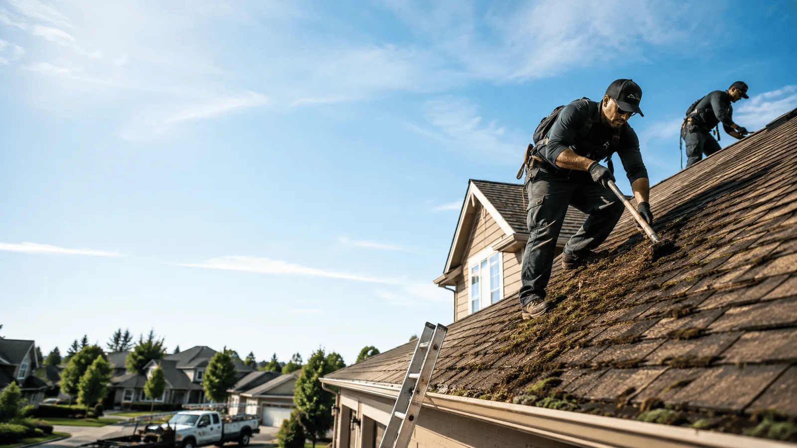 Roof Moss Removal in Winger, MN near me